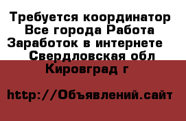 Требуется координатор - Все города Работа » Заработок в интернете   . Свердловская обл.,Кировград г.